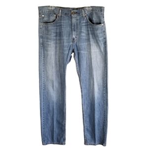 Levi's 505 Jeans Men's Straight Leg Pants‎ 36x32 Regular Fit Light Wash Denim